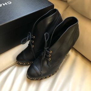 Authentic Chanel boots size 36